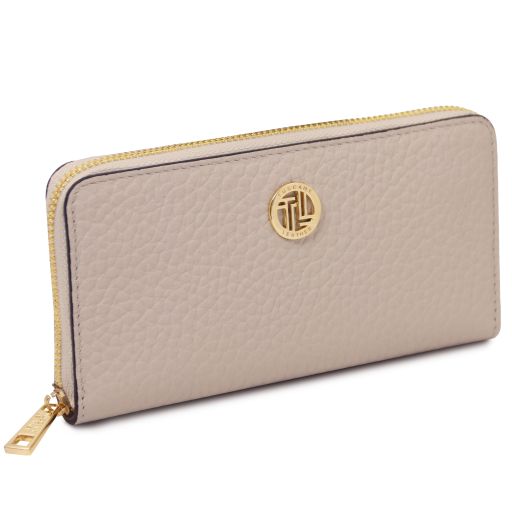financier-exclusive-zip-around-leather-wallet-tl142494 - Beige - kuva 2