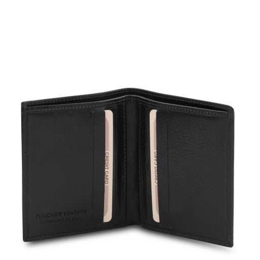 exclusive-2-fold-leather-wallet-for-men-tl142064 - Musta - kuva 2