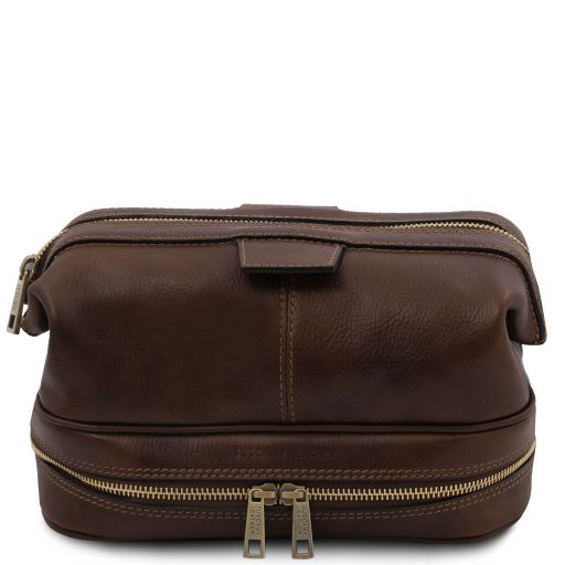 jacob-leather-toiletry-bag-tl142204 - Tummanruskea