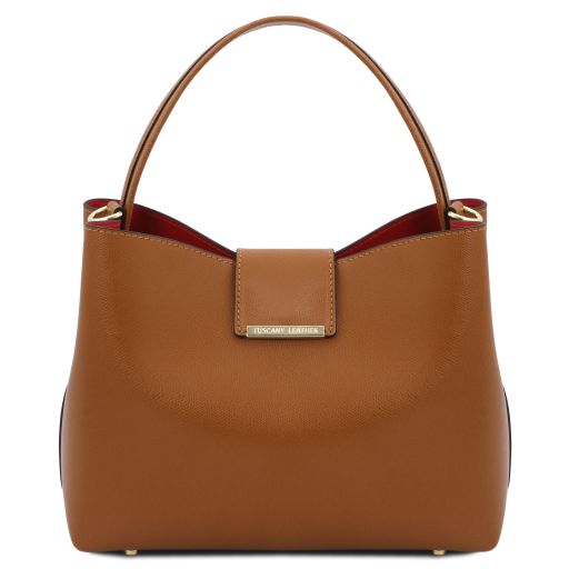 clio-leather-secchiello-bag-tl141690 - Konjakki