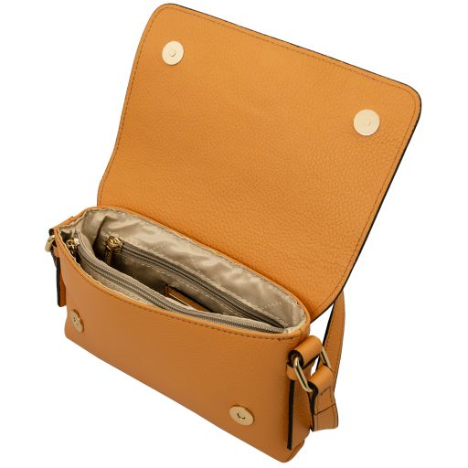 biscuit-soft-leather-shoulder-bag-tl142582 - Aprikoosi - kuva 4
