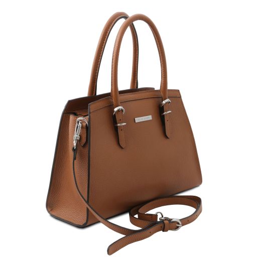 tl-bag-leather-handbag-tl142147 - Konjakki - kuva 2