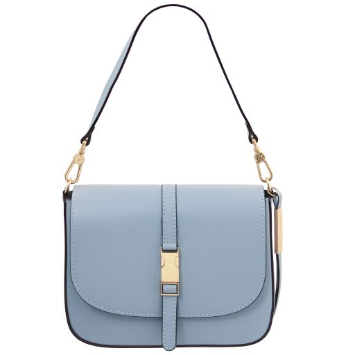 nausica-leather-shoulder-bag-tl141598 - Vaaleansininen