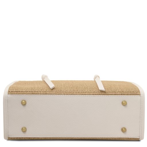 frame-raffia-shoulder-bag-tl142566 - Valkoinen - kuva 4