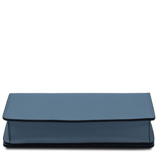 opera-leather-clutch-with-chain-strap-tl142505 - Denim - kuva 4