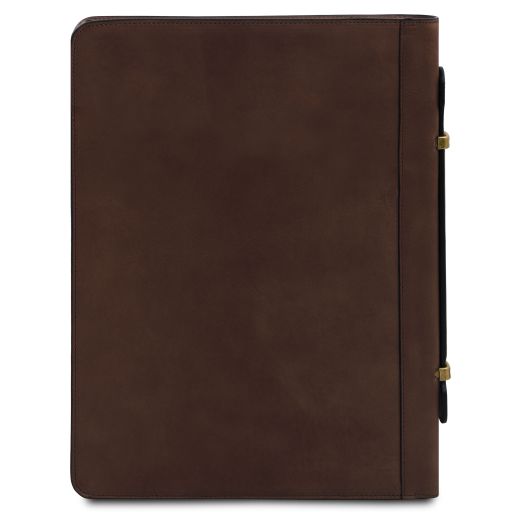 cesare-leather-document-case-with-handle-and-ring-binder-tl142554 - Tummanruskea - kuva 4