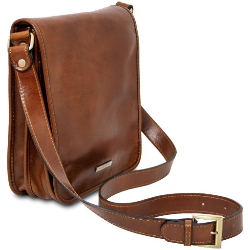 tl-messenger-two-compartments-leather-shoulder-bag-tl141255 - Hunaja - kuva 2