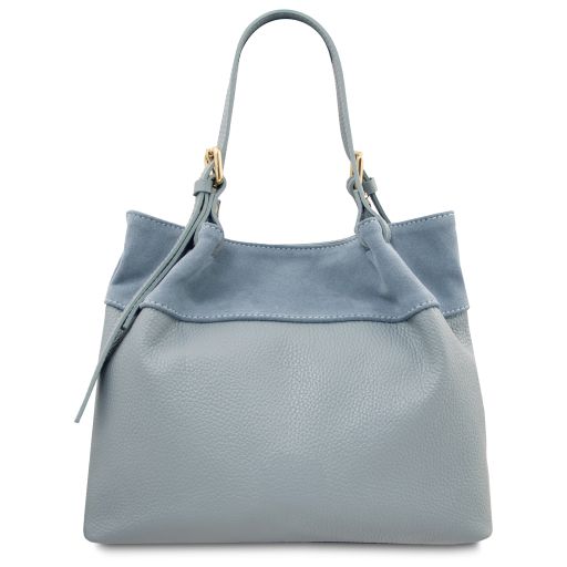 diade-soft-leather-shopping-bag-tl142587 - Vaaleansininen - kuva 3