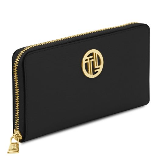 financier-exclusive-zip-around-leather-wallet-tl142485 - Musta - kuva 2
