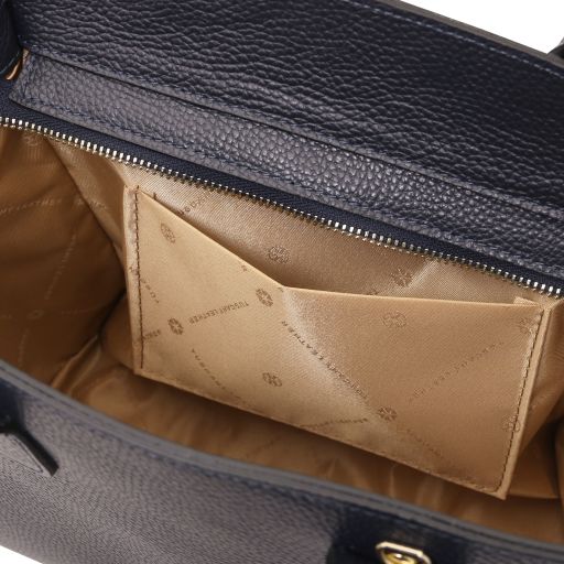 origami-leather-tote-tl142507 - Tummansininen - kuva 8
