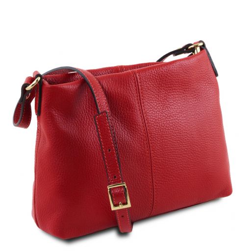 tl-bag-soft-leather-shoulder-bag-tl141720 - Lipstick Red - kuva 2