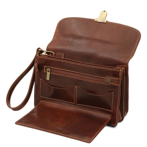 max-leather-handy-wrist-bag-tl8075 - Ruskea - kuva 5