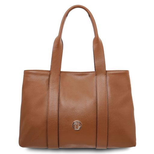 callie-soft-leather-shoulder-bag-tl142415 - Konjakki