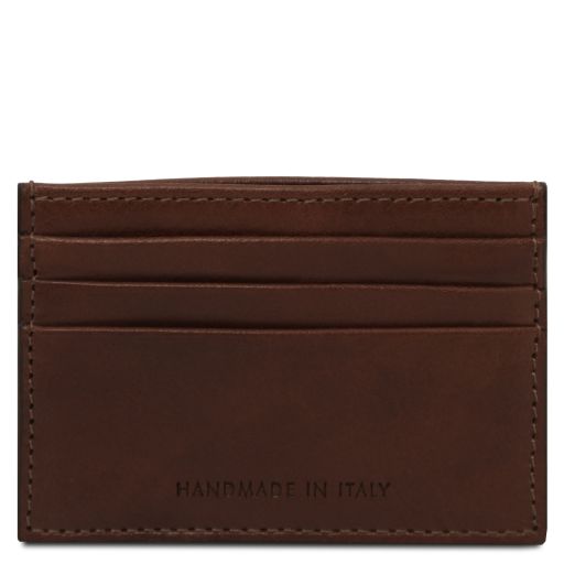 leather-credit-card-holder-tl142471 - Tummanruskea - kuva 3