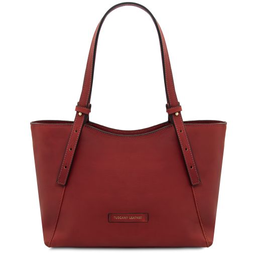 libra-leather-shoulder-bag-tl142562 - Punainen