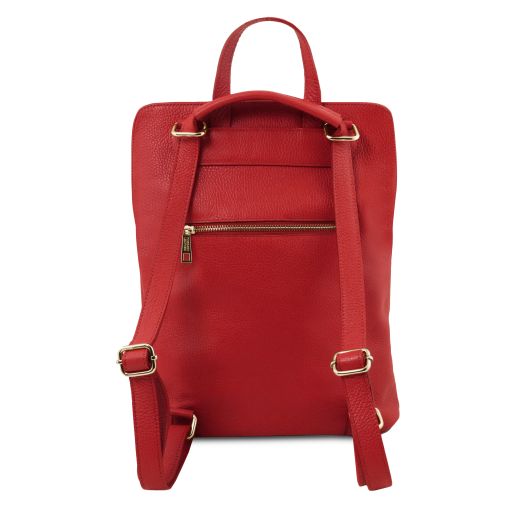 tl-bag-soft-leather-backpack-for-women-tl141682 - Lipstick Red - kuva 3