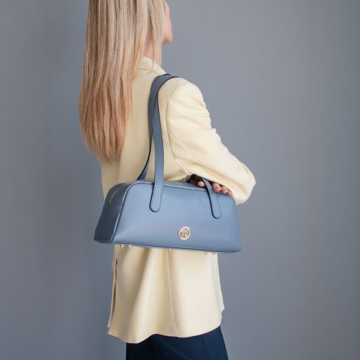 eclaire-leather-shoulder-bag-tl142581 - Denim - kuva 7