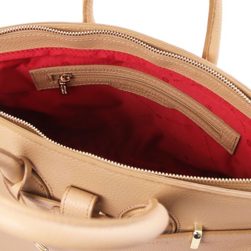 tl-bag-leather-handbag-with-golden-hardware-tl141529 - Champagne - kuva 4