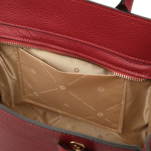 origami-leather-tote-tl142507 - Punainen - kuva 8