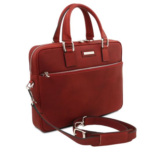 ferrara-leather-laptop-briefcase-tl142620 - Punainen - kuva 2