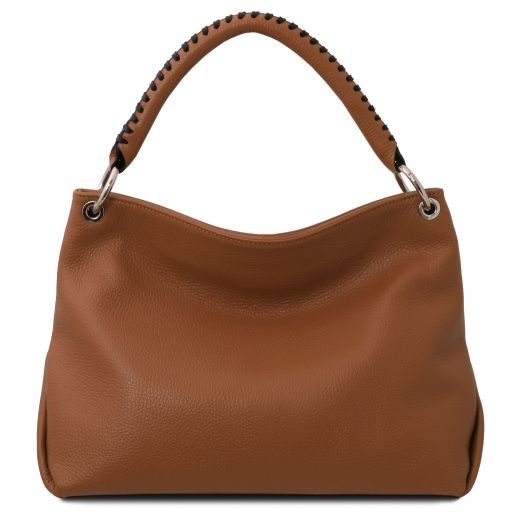 tl-bag-soft-leather-shoulder-bag-tl142087 - Konjakki - kuva 3