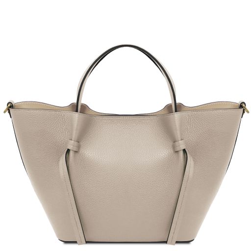 legame-leather-shopping-bag-large-size-tl142481 - Vaalea taupe - kuva 3