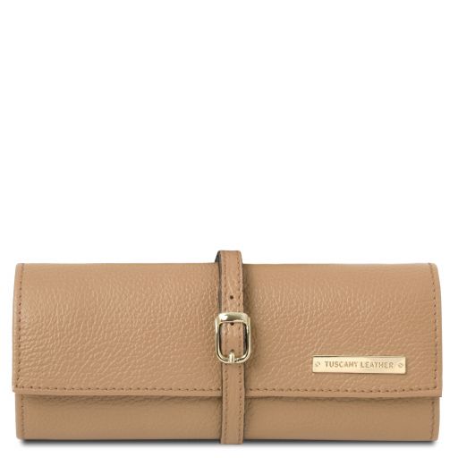 soft-leather-jewellery-case-tl142193 - Champagne