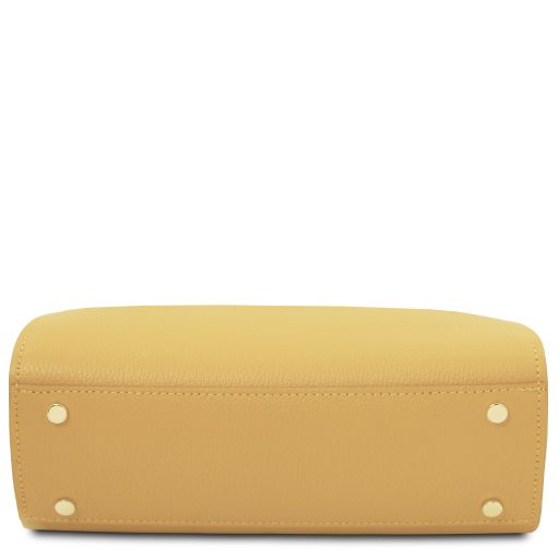 maisy-leather-tote-tl142455 - Pastel yellow - kuva 4