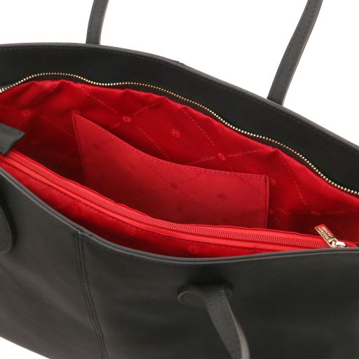 essenza-leather-shoulder-bag-tl142612 - Musta - kuva 7