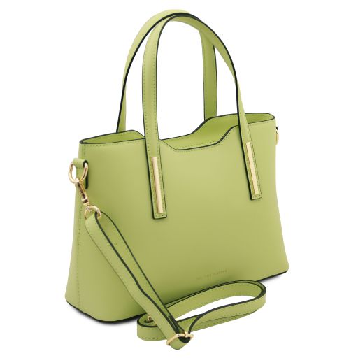 olimpia-leather-tote-small-size-tl141521 - Limenvihreä - kuva 2