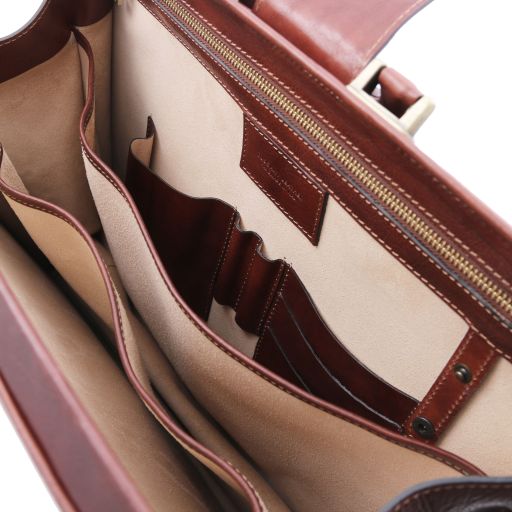 canova-leather-doctor-bag-briefcase-3-compartments-tl142352 - Luonnonväri - kuva 7