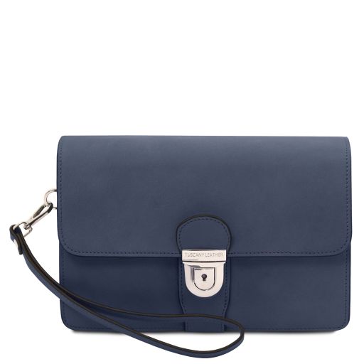 oliver-leather-handy-wrist-bag-tl142608 - Tummansininen