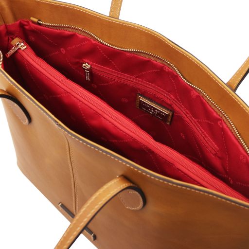 essenza-leather-shoulder-bag-tl142612 - Luonnonväri - kuva 6