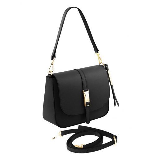 nausica-leather-shoulder-bag-tl141598 - Musta - kuva 2