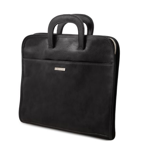 sorrento-document-leather-briefcase-tl141022 - Musta - kuva 3