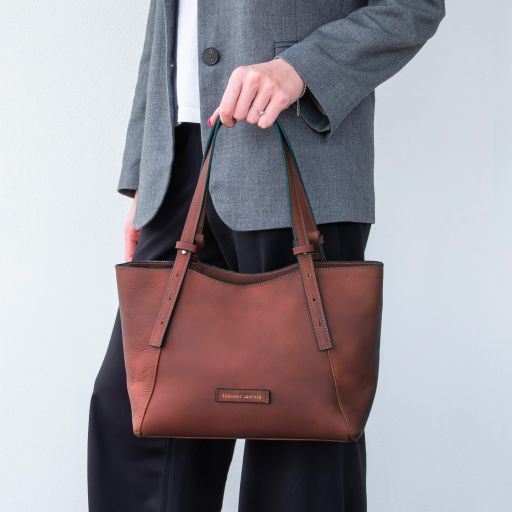 libra-leather-shoulder-bag-tl142562 - Ruskea - kuva 10
