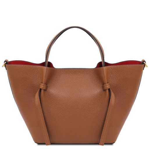 legame-leather-shopping-bag-large-size-tl142481 - Konjakki - kuva 3