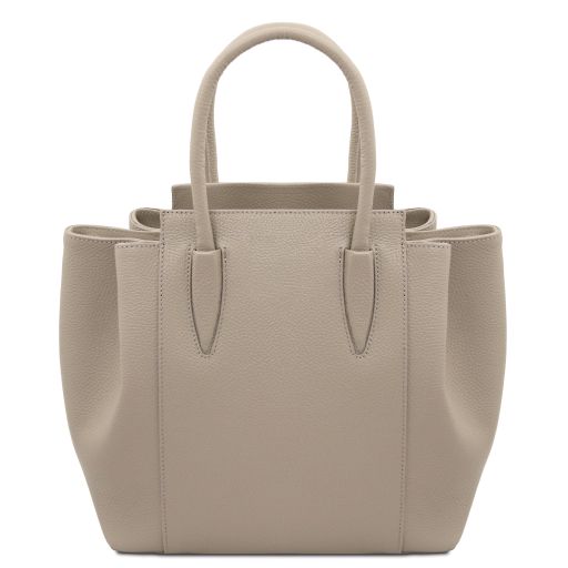 tulipan-leather-handbag-tl141727 - Light Taupe - kuva 3