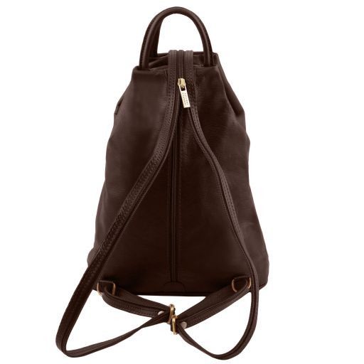shanghai-soft-leather-backpack-tl140963 - Tummanruskea - kuva 3