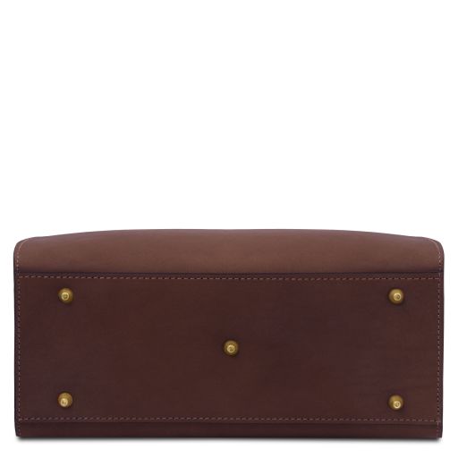 dama-leather-handbag-tl142564 - Tummanruskea - kuva 4