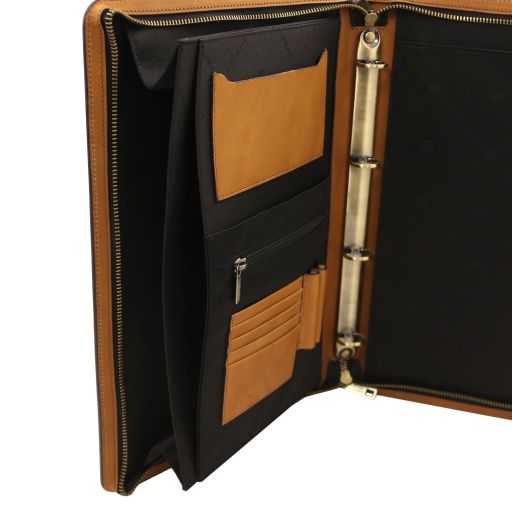 augusto-leather-document-case-with-ring-binder-tl142555 - Luonnonväri - kuva 6