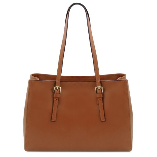 tl-bag-leather-shoulder-bag-tl142037 - Konjakki - kuva 3