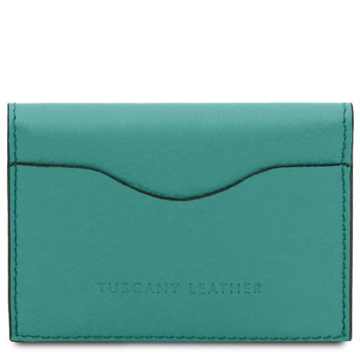leather-business-card-credit-card-holder-tl142417 - Turkoosi - kuva 3