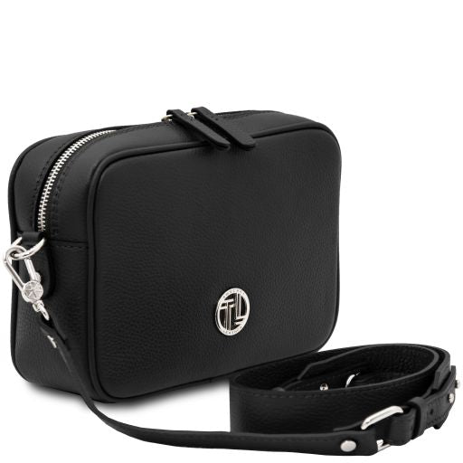 cubetto-leather-shoulder-bag-tl142499 - Musta - kuva 2