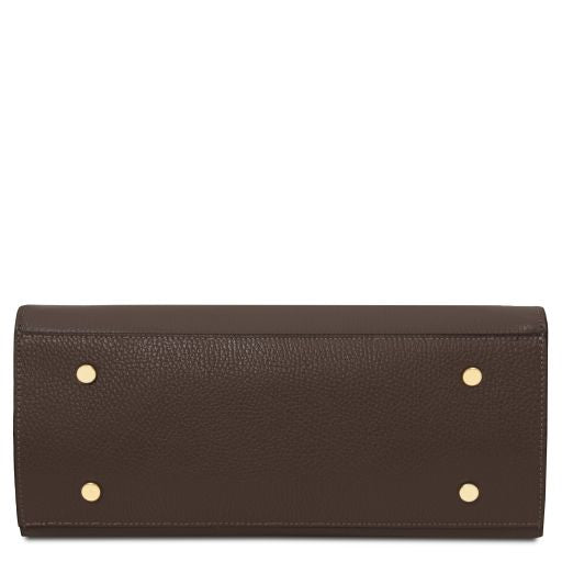 origami-leather-tote-tl142507 - Chocolate - kuva 4