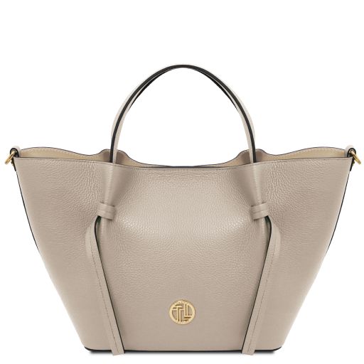 legame-leather-shopping-bag-large-size-tl142481 - Vaalea taupe