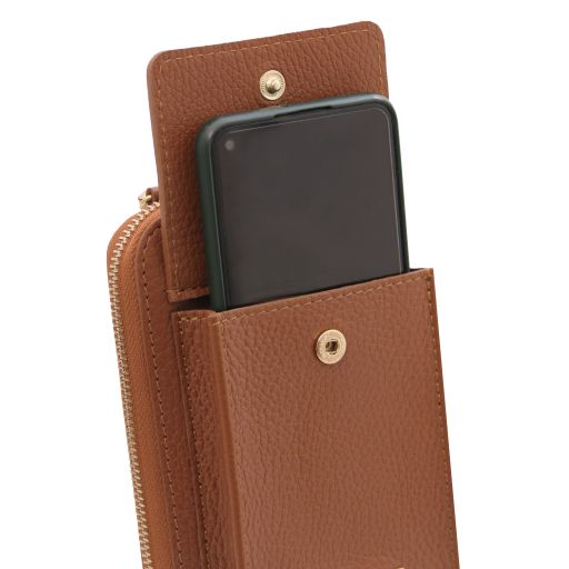 tl-bag-leather-wallet-phone-holder-with-strap-tl142323 - Mint Green - kuva 6