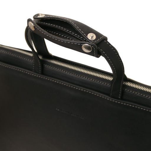 palermo-leather-briefcase-3-compartments-for-women-tl142452 - Musta - kuva 5