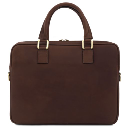 ferrara-leather-laptop-briefcase-tl142620 - Tummanruskea - kuva 3
