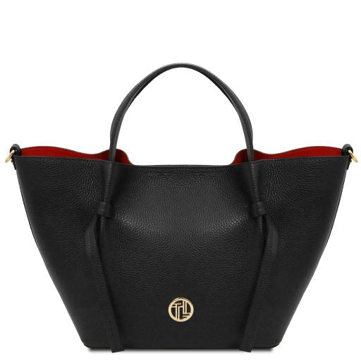 legame-leather-shopping-bag-large-size-tl142481 - Musta